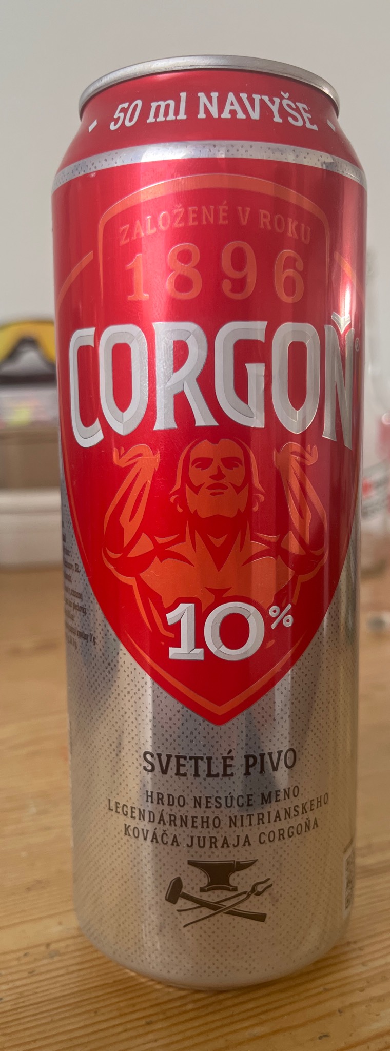 Corgoň Svetlé Pivo Výčapné 10%, Slovakia