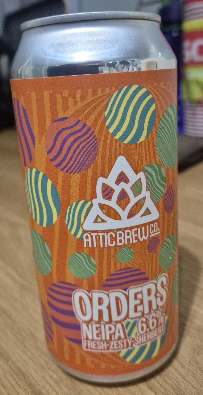 orders, Attic Brew Co.