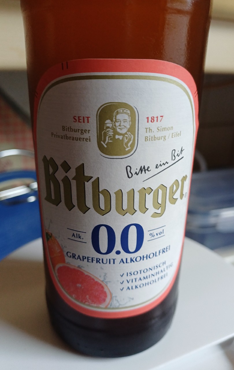 Bitburger Grapefruit Alkoholfrei 0,0%, Germany