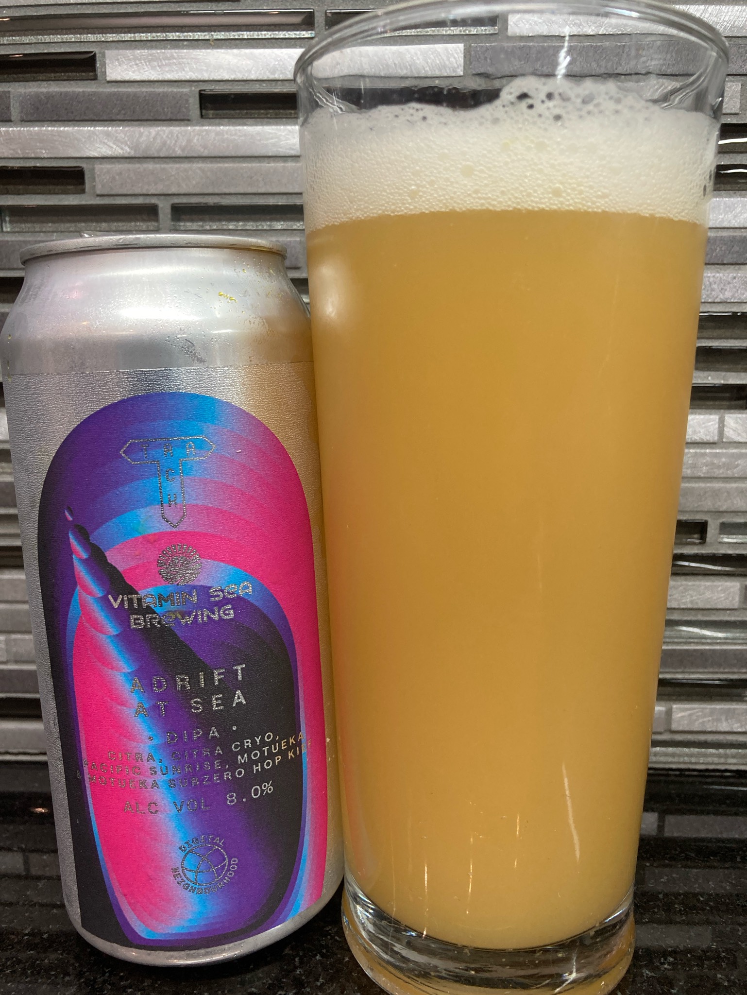 Adrift at sea, Track Brewing Co.