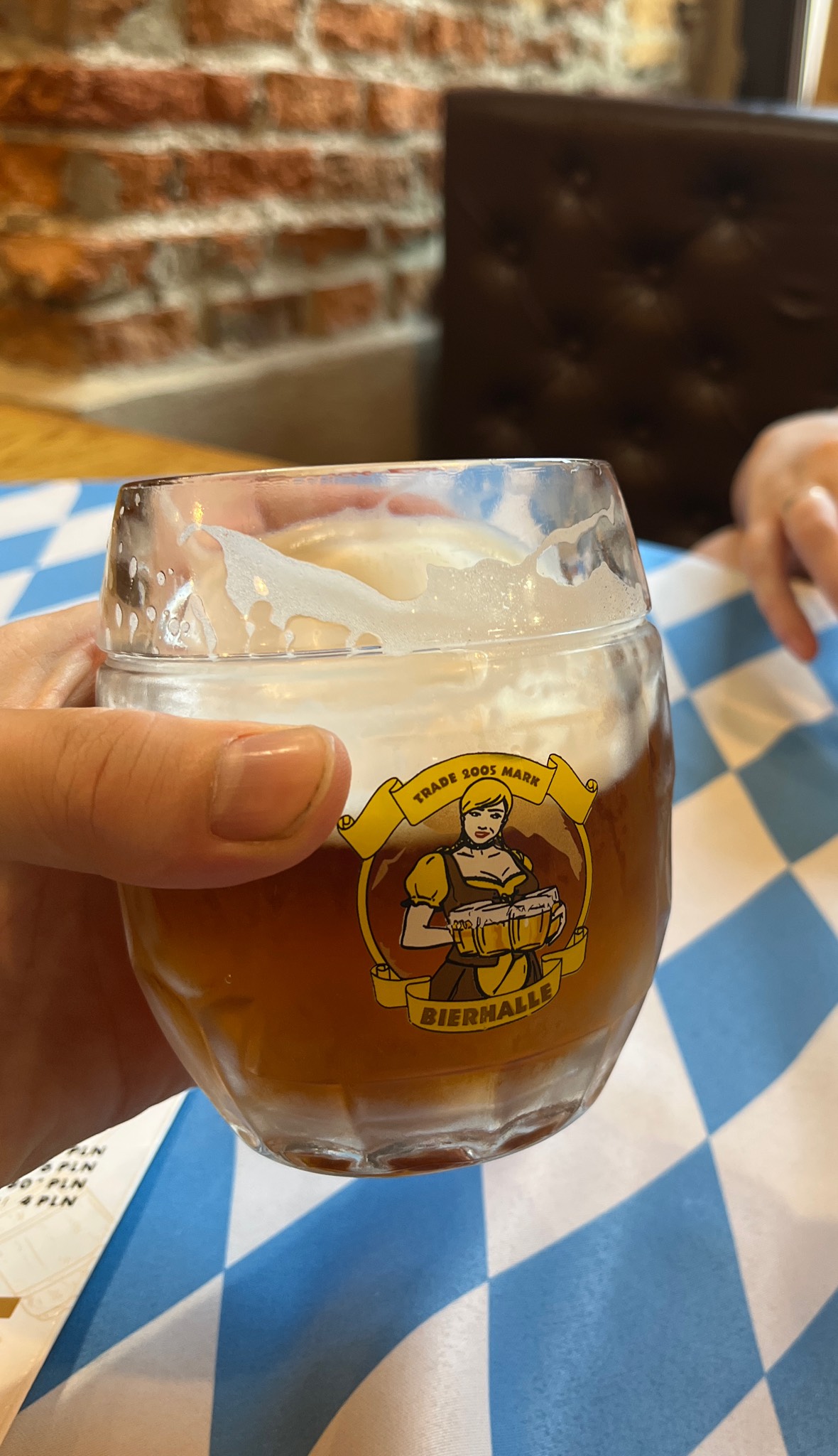 Bierhalle Marcowe, Bierhalle