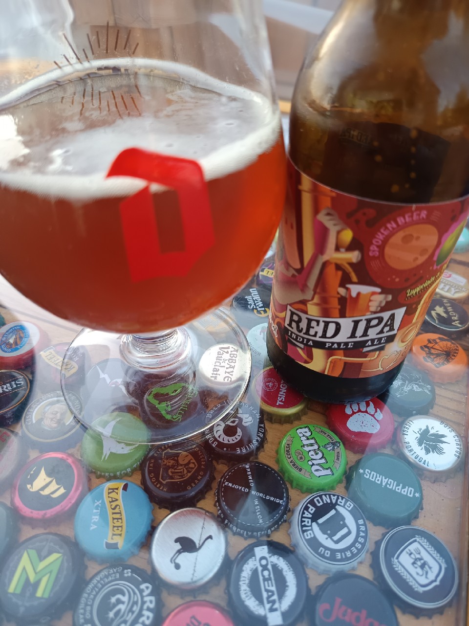 Spoken beer red ipa, Italy