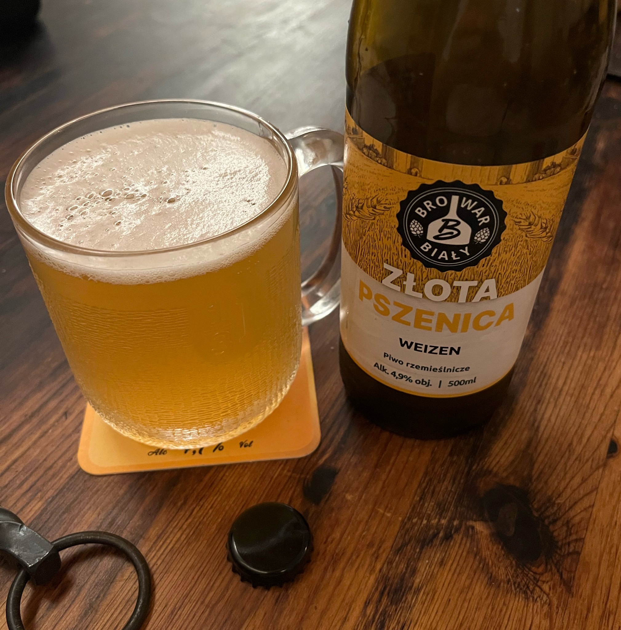 Zlota pszenica Weizen, Browar Biały