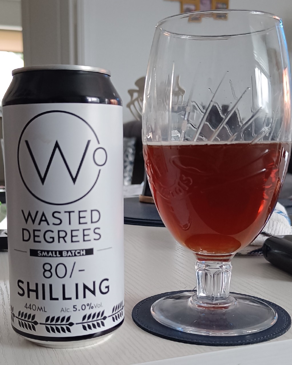 80 shilling, Wasteddegrees