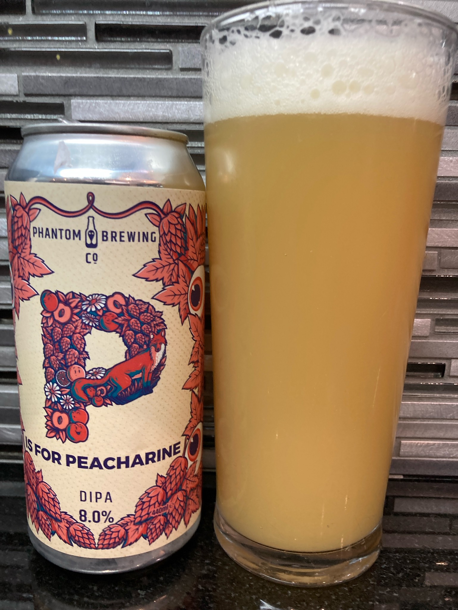 P is For Peacharine, Phantom Brewing Co.