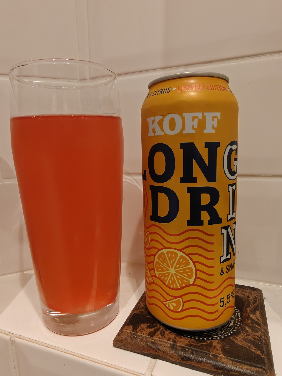 KOFF Long Drink Snappy Citrus, Finland