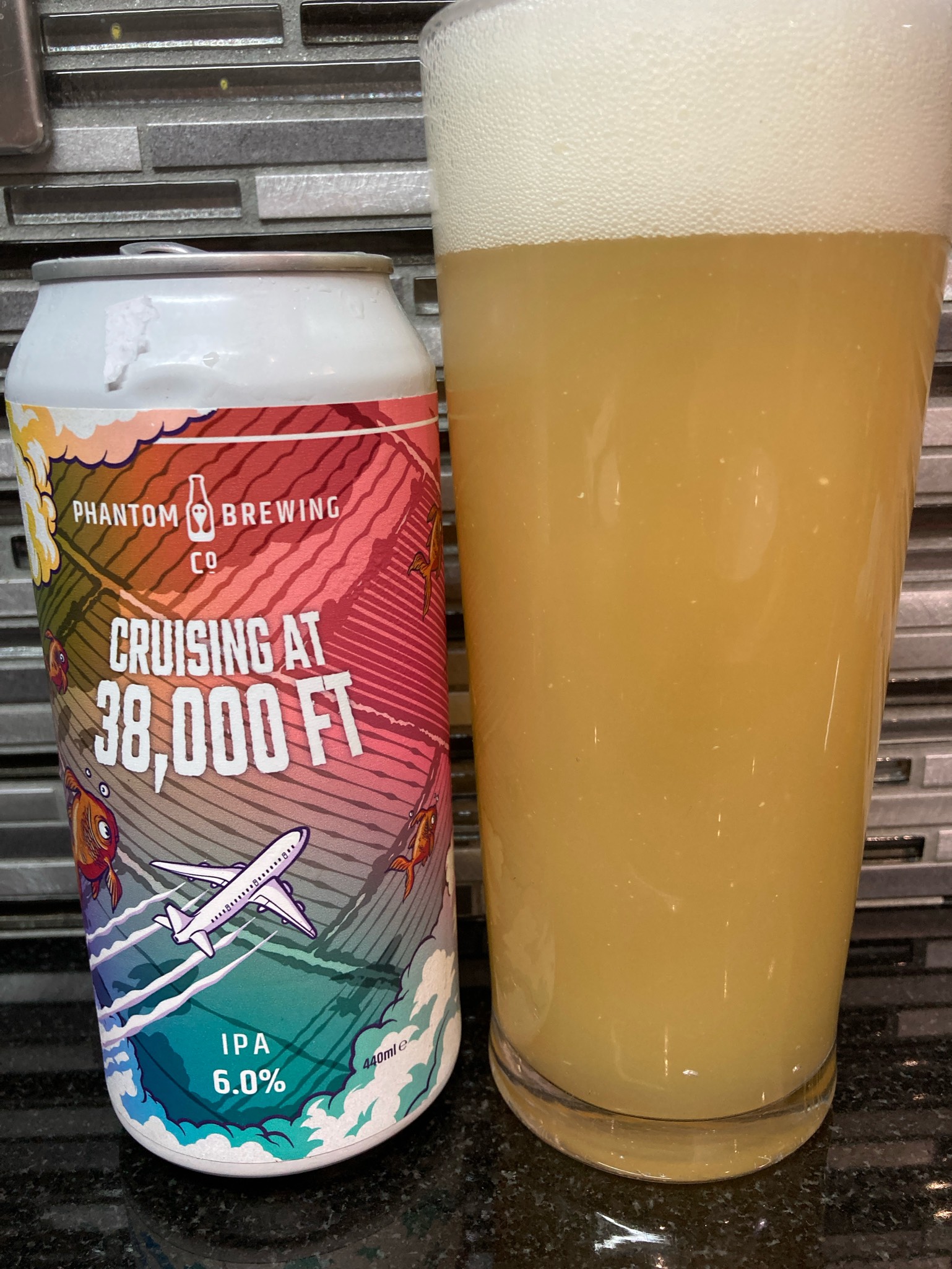 Cruising at 38,000 ft, Phantom Brewing Co.