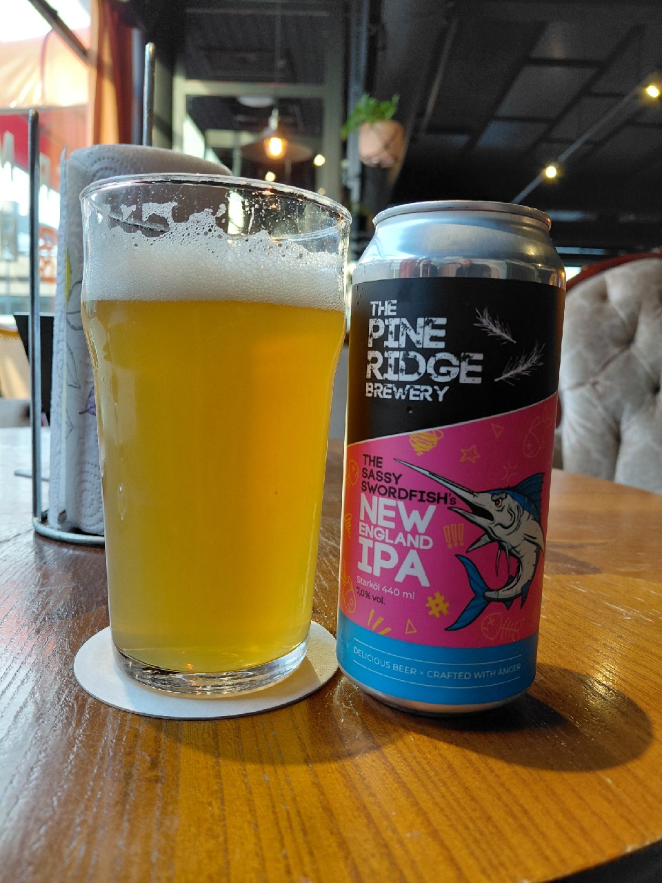 The Sassy Swordfish's New England IPA, Sweden