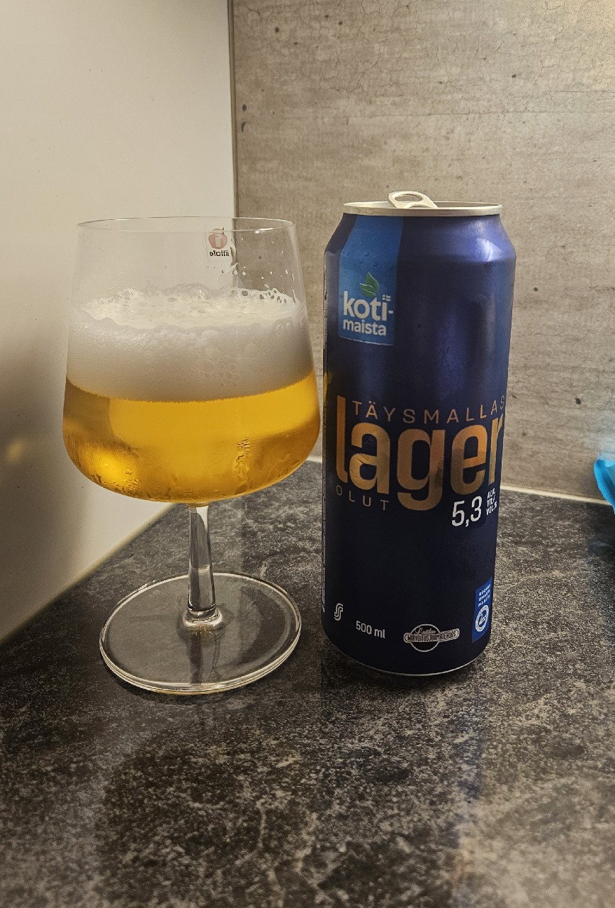 Kotimaista Täysmallas Lager 5.3%, Finland