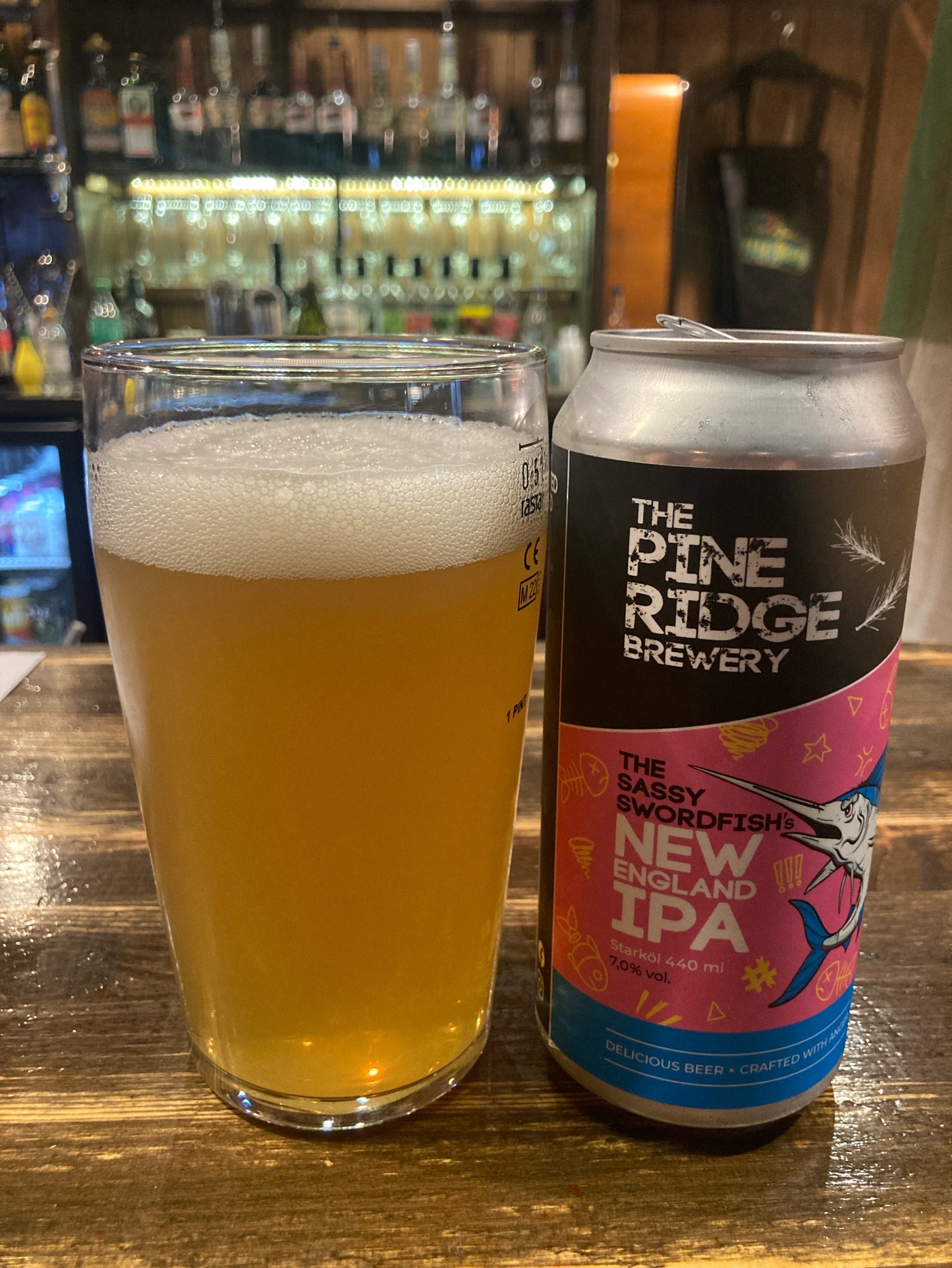 The Sassy Swordfish's New England IPA, Sweden