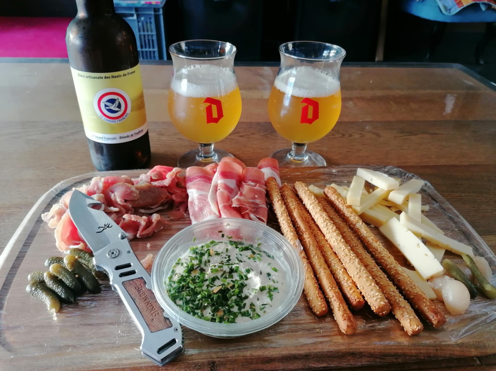 Le canard français blonde de tradition, Brasserie Quentovic