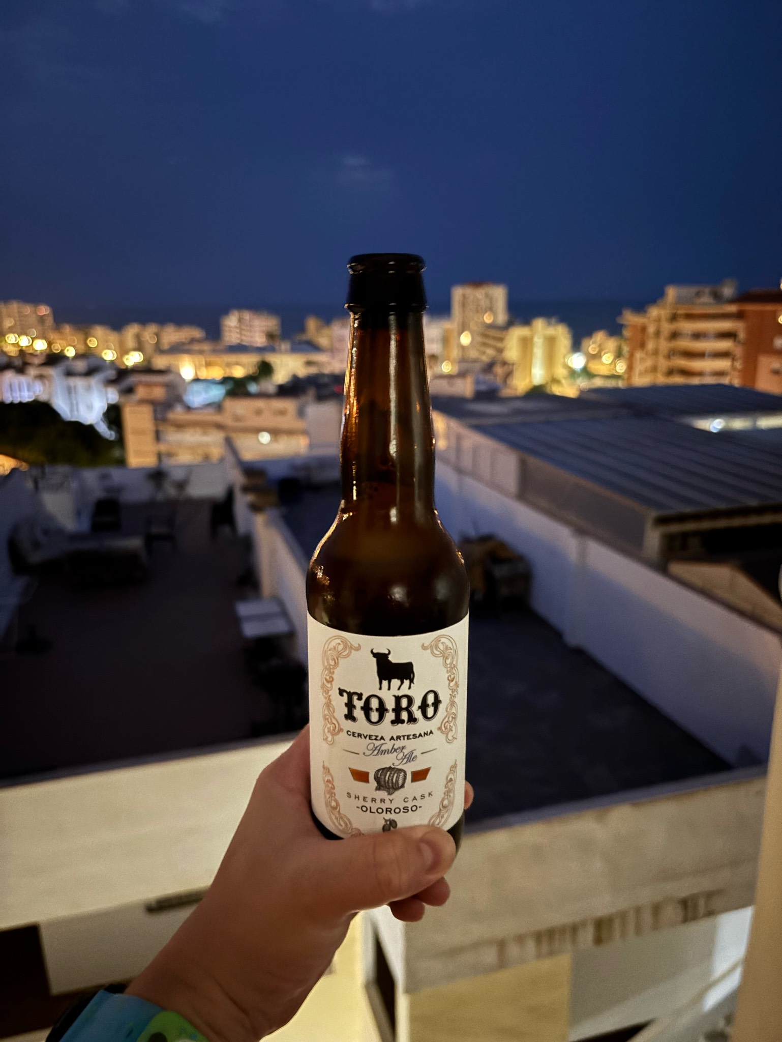 Toro Cerveza Artesana Amber Ale Sherry Cask Oloroso, Cerveza Mica