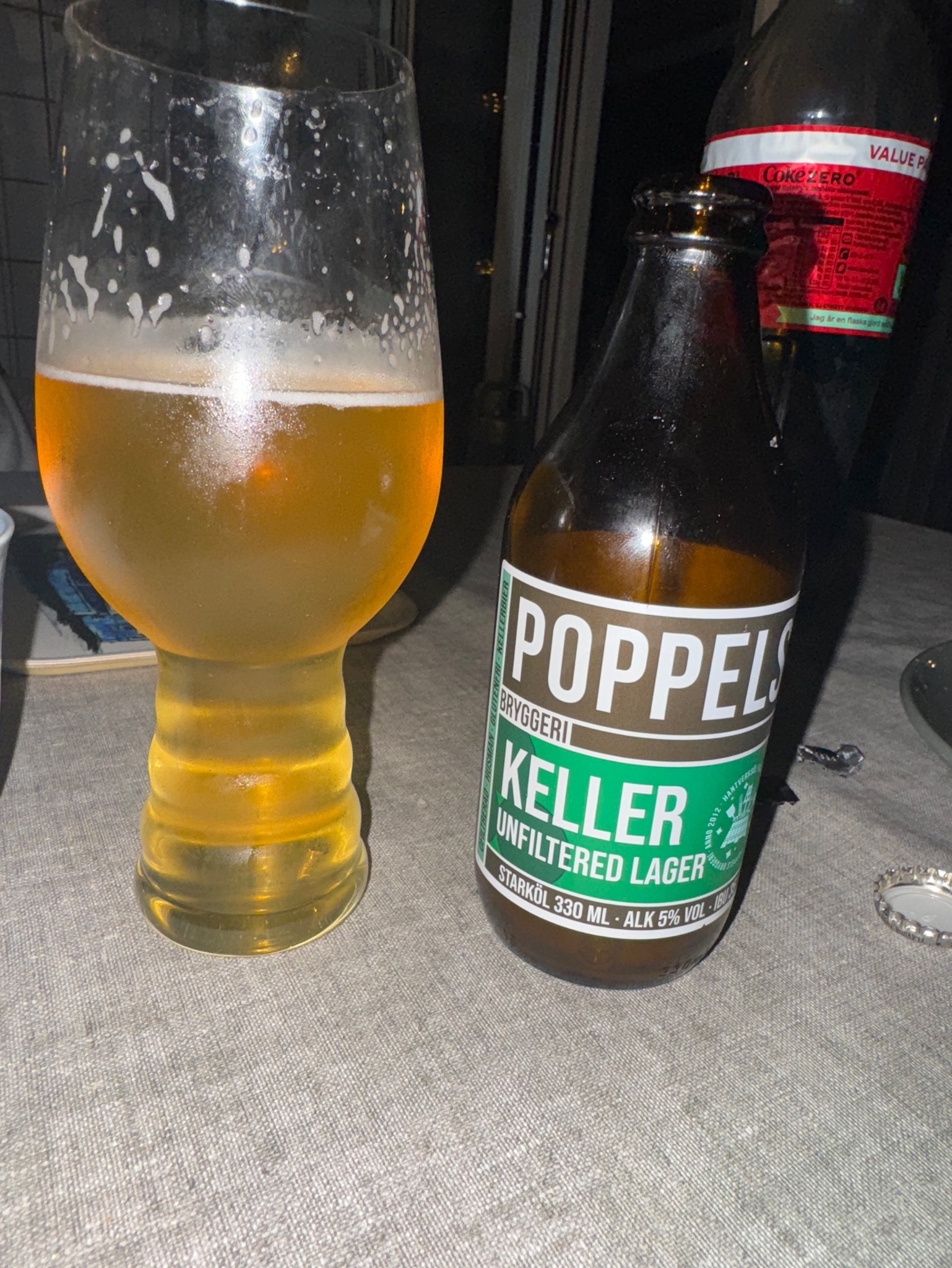 Keller Unfiltered Lager, Sweden