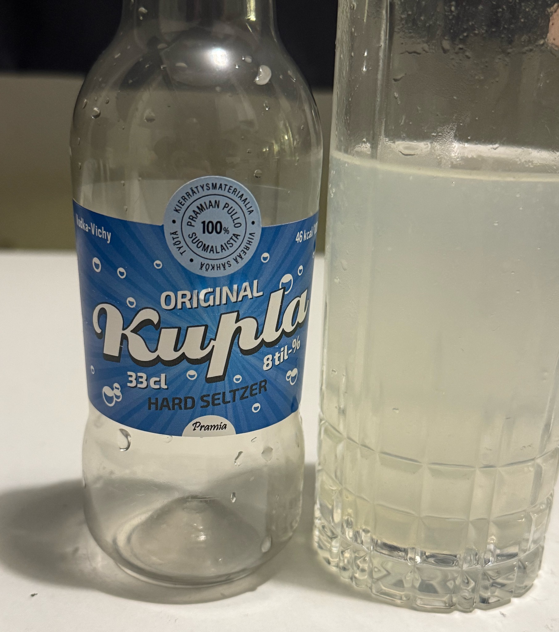 Original Kupla vodka-vichy, Finland