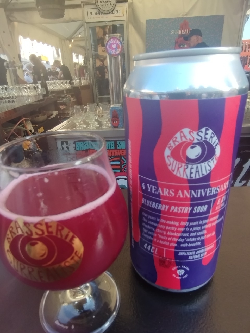 4 Years Anniversary - Blueberry Cherry Blackcurrant Vanilla Pastry Sour, Belgium