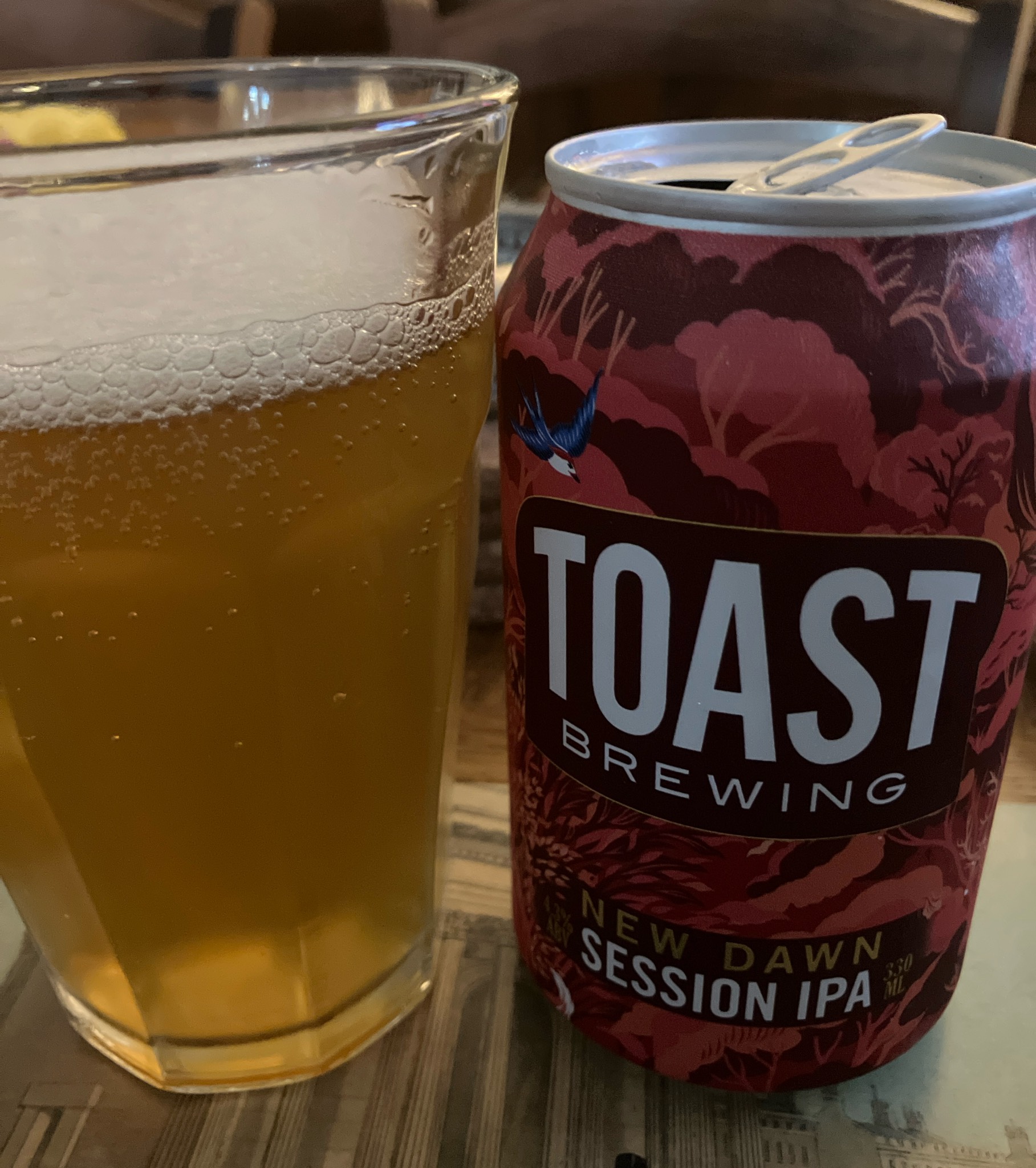 New Dawn Session IPA, Toast Brewing