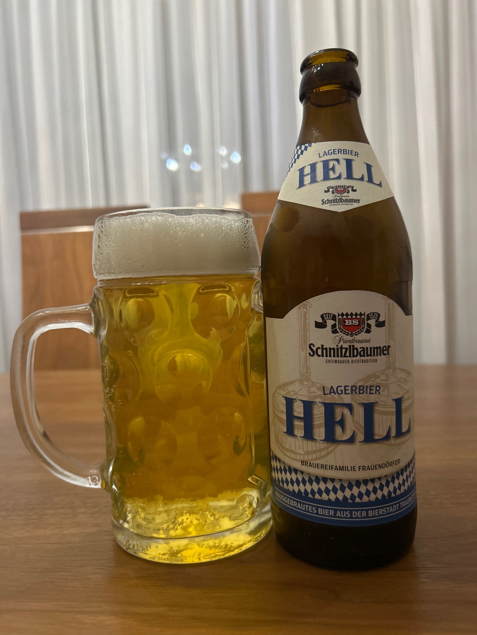 Schnitzlbaumer Lagerbier Hell, Privatbrauerei Schnitzlbaumer