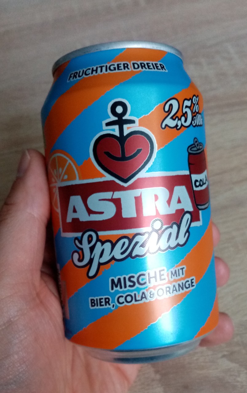 Astra Spezial, Bavaria-St. Pauli-Brauerei Hamburg