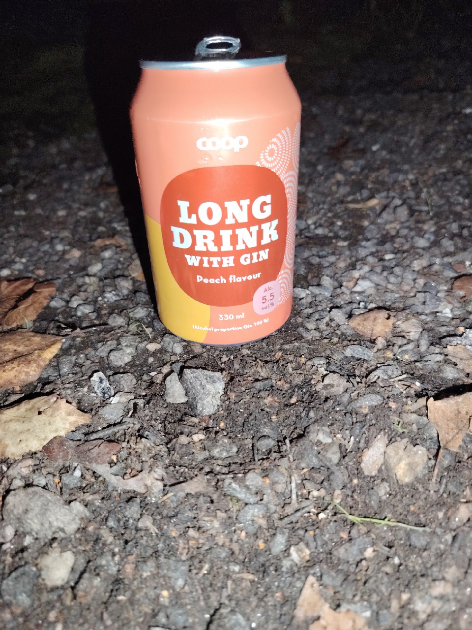 Coop Long Drink Peach, Finland