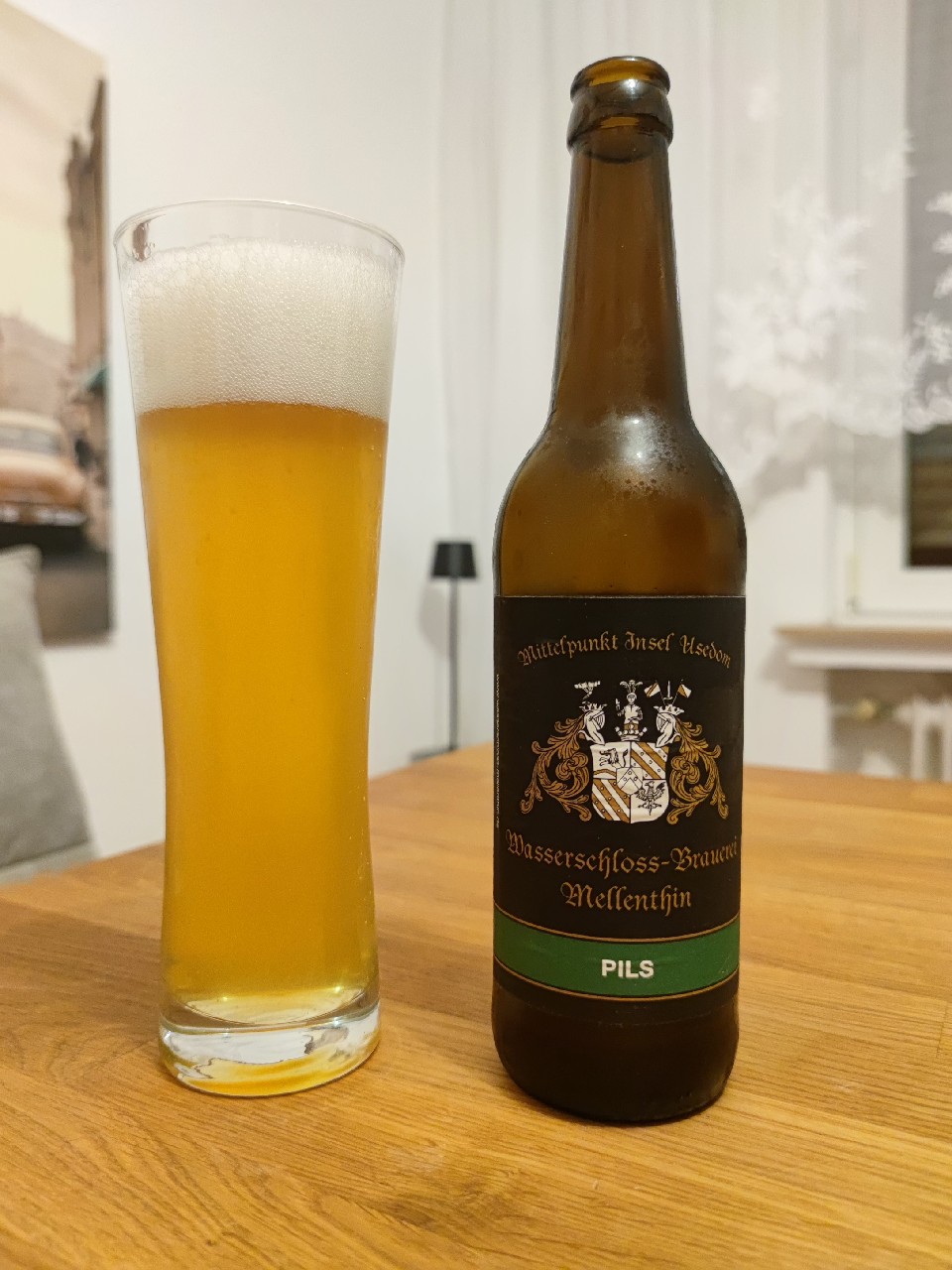 Mellenthiner Pils Usedom, Wasserschloss-Brauerei Mellenthin