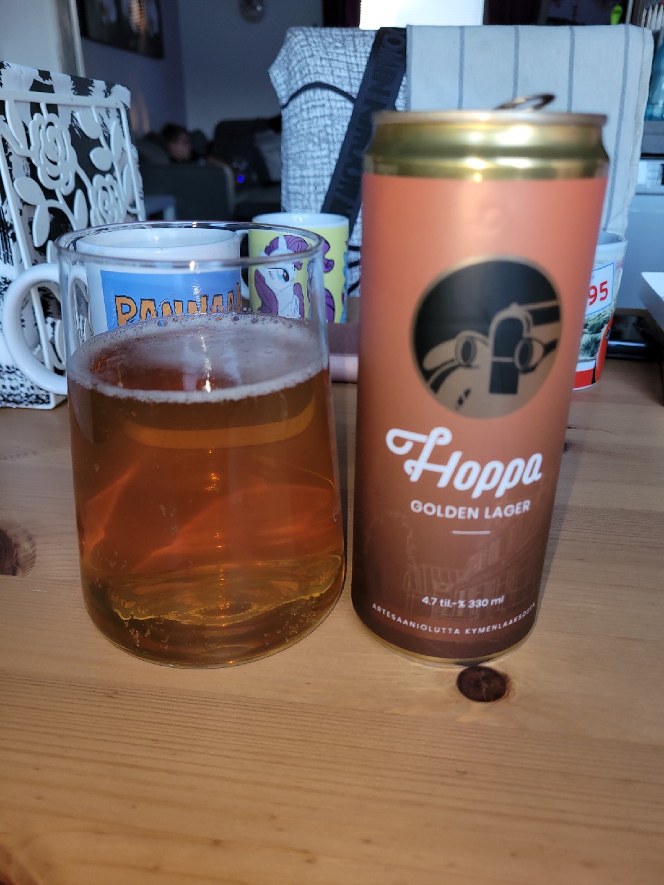 Hoppa Golden Lager 4.7%, Panimo Hoppa