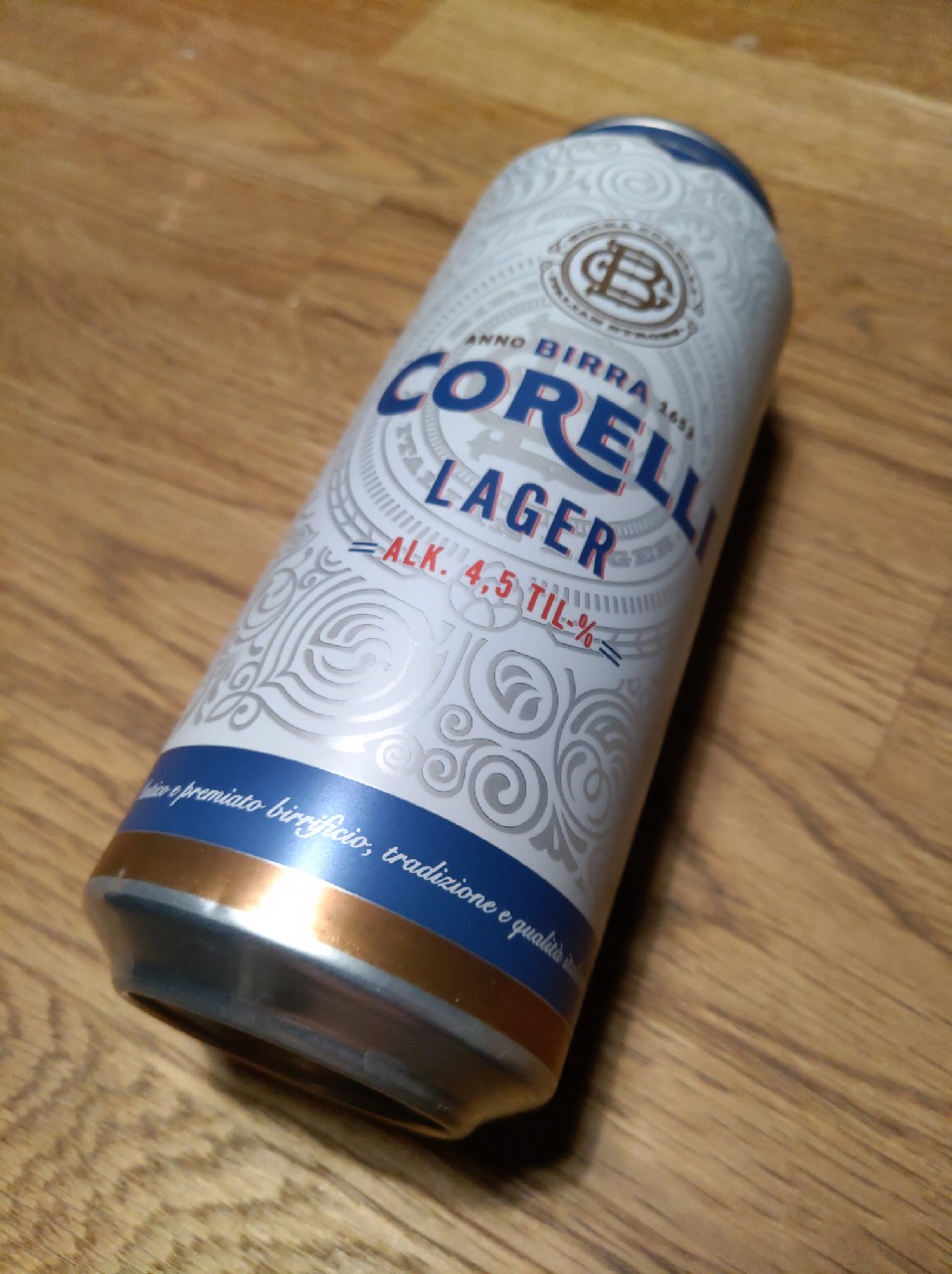 Birra Corelli Lager, Spain