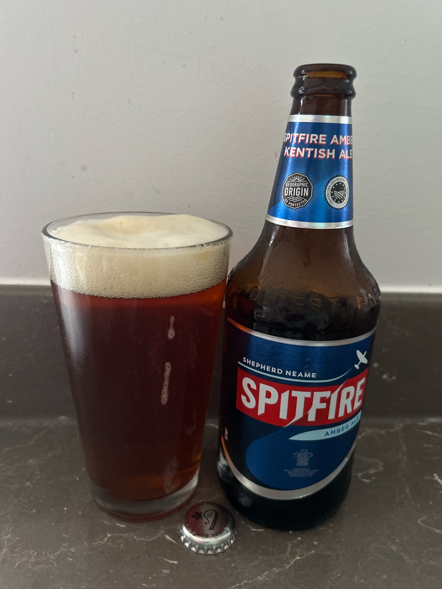 Spitfire Amber Kentish Ale, England