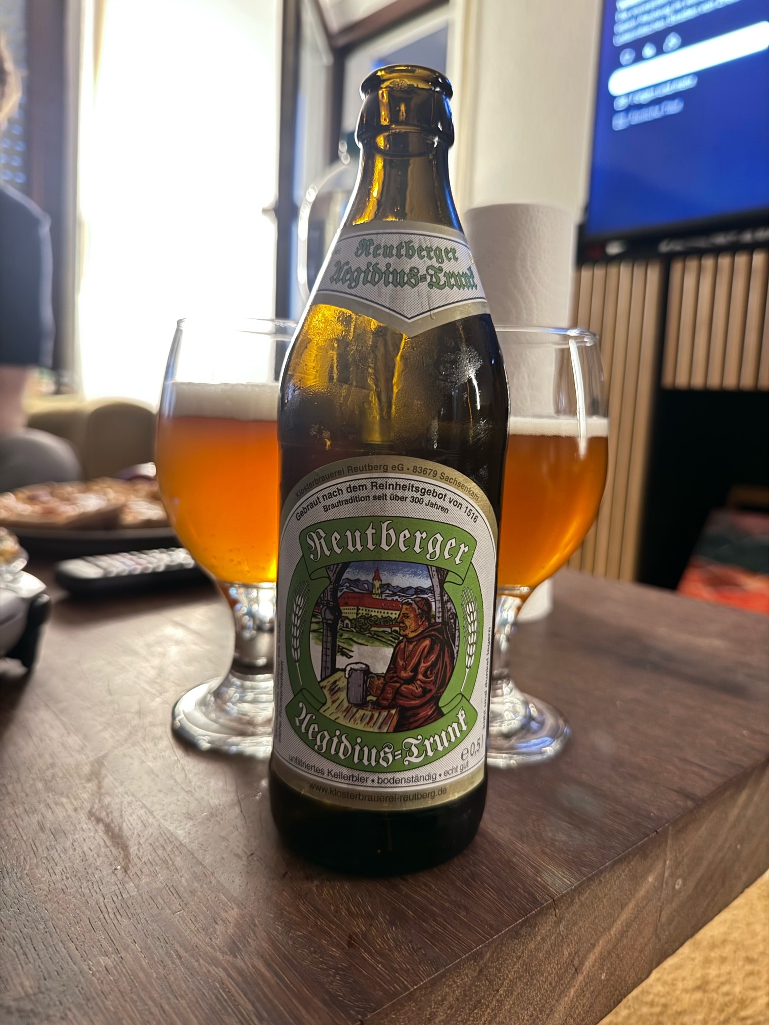 Reutberger Aegidius trunk, Reutberger kloster