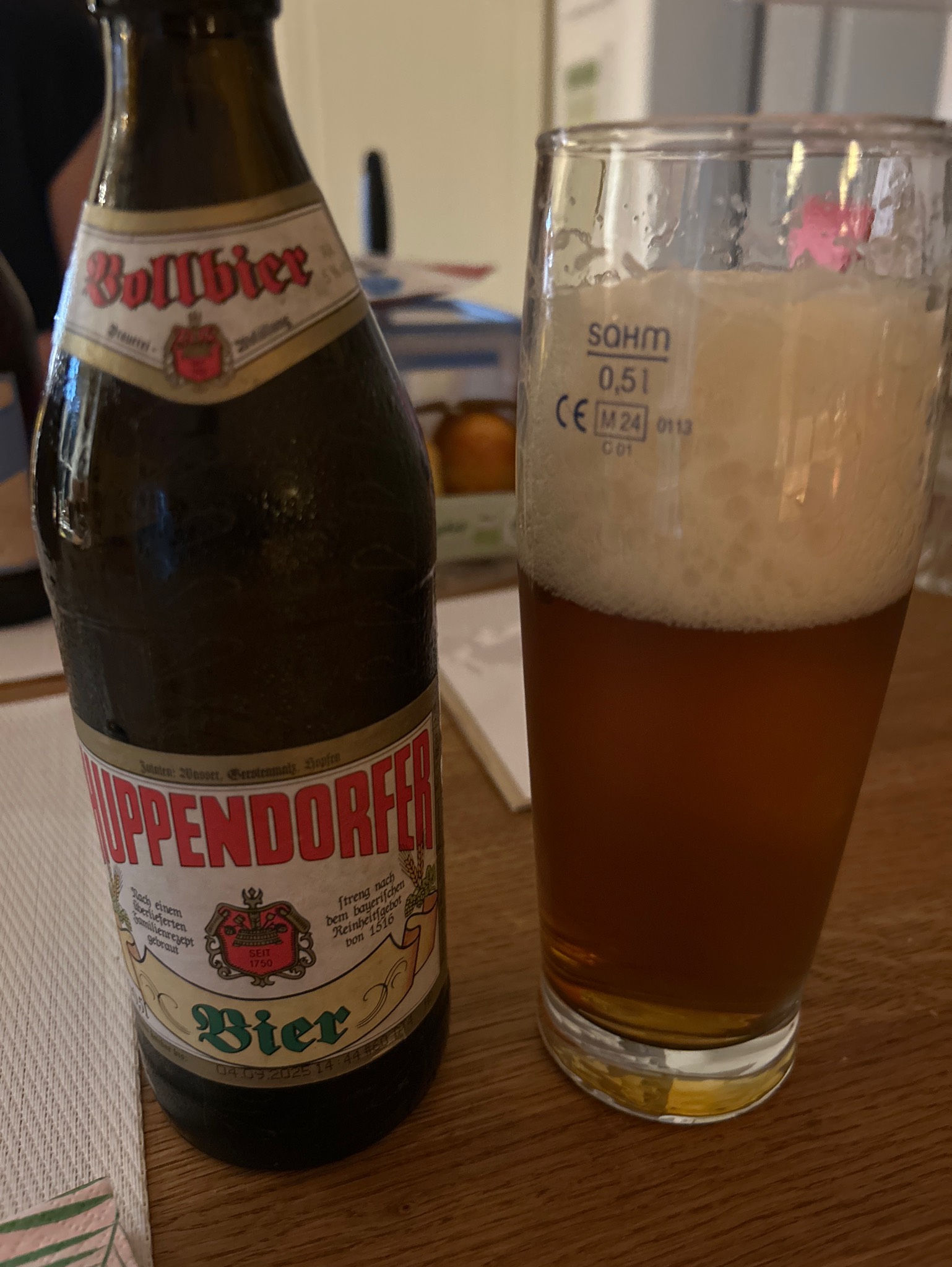 Huppendorfer Vollbier, Brauerei Gasthof Grasser