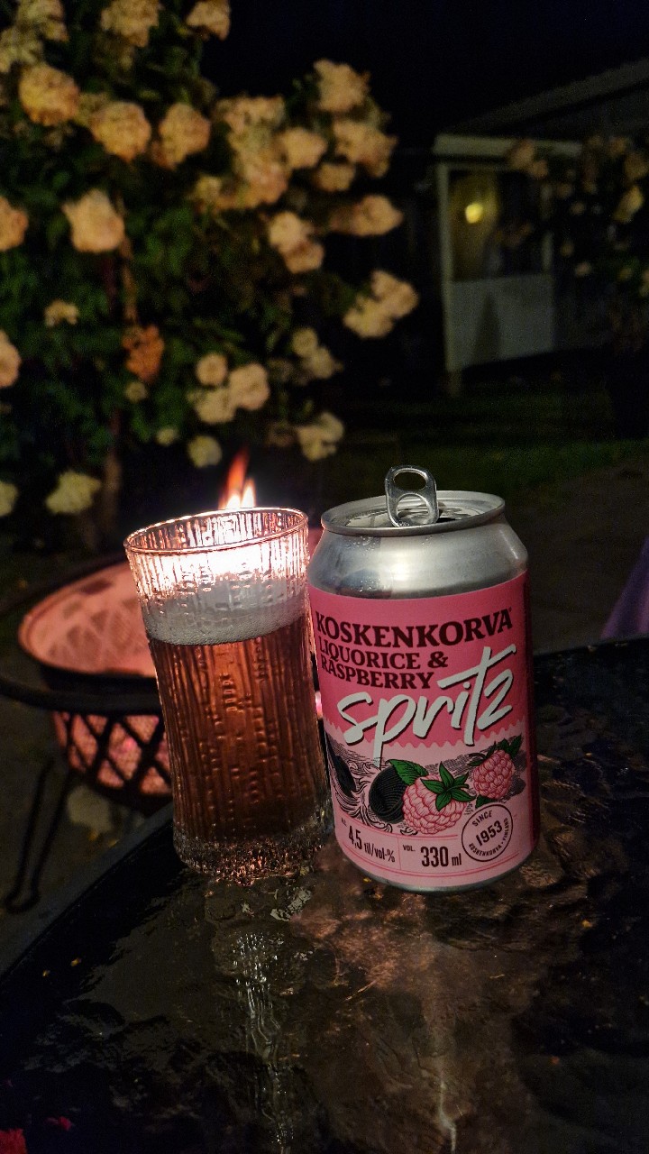 Koskenkorva Liquorice & Raspberry Spritz, Finland
