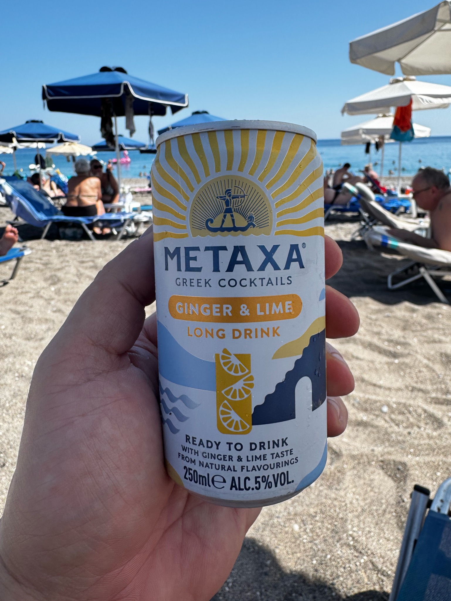 metaxa ginger & lime, Greece