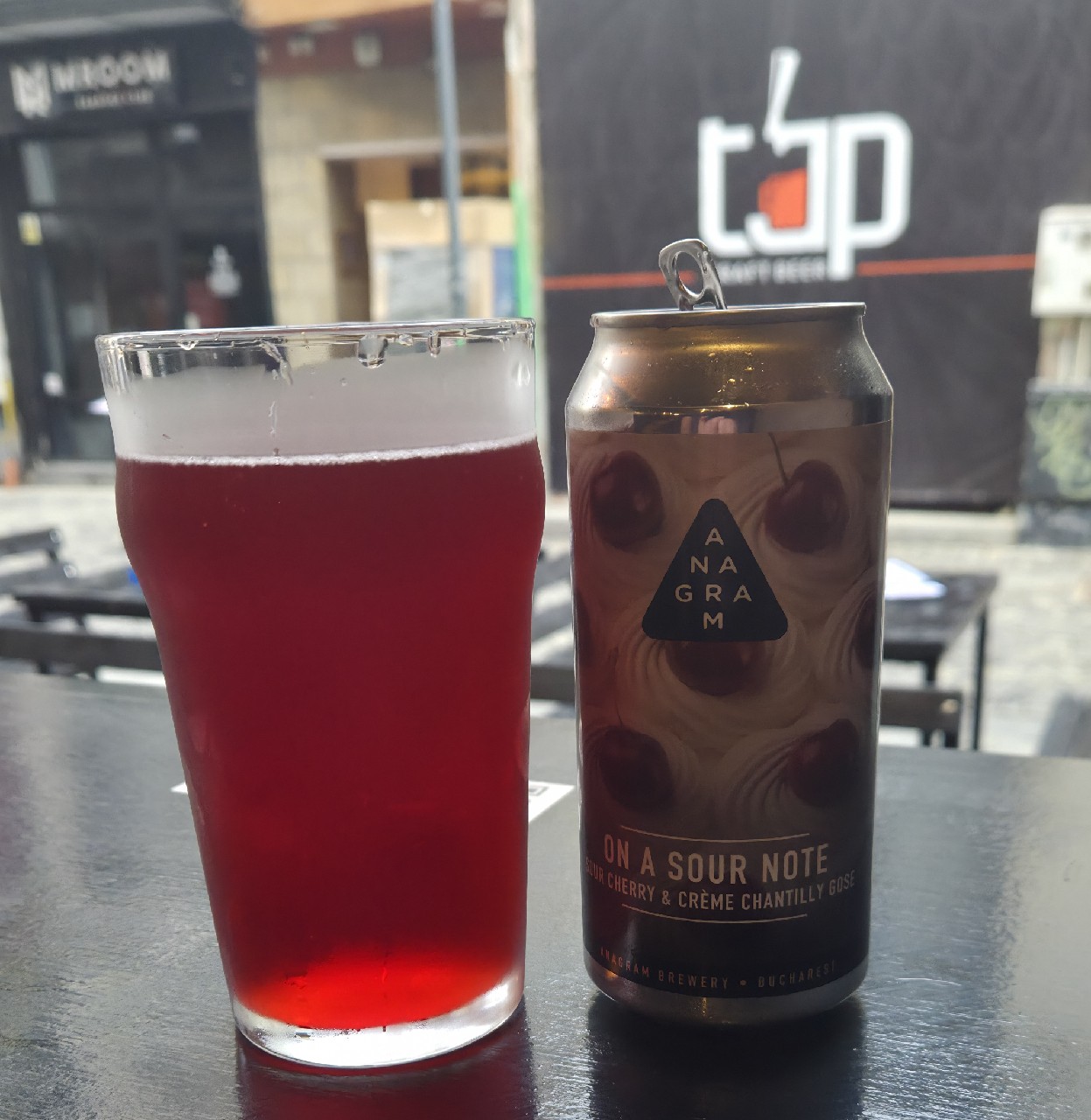 on a sour note, Anagram Brewery