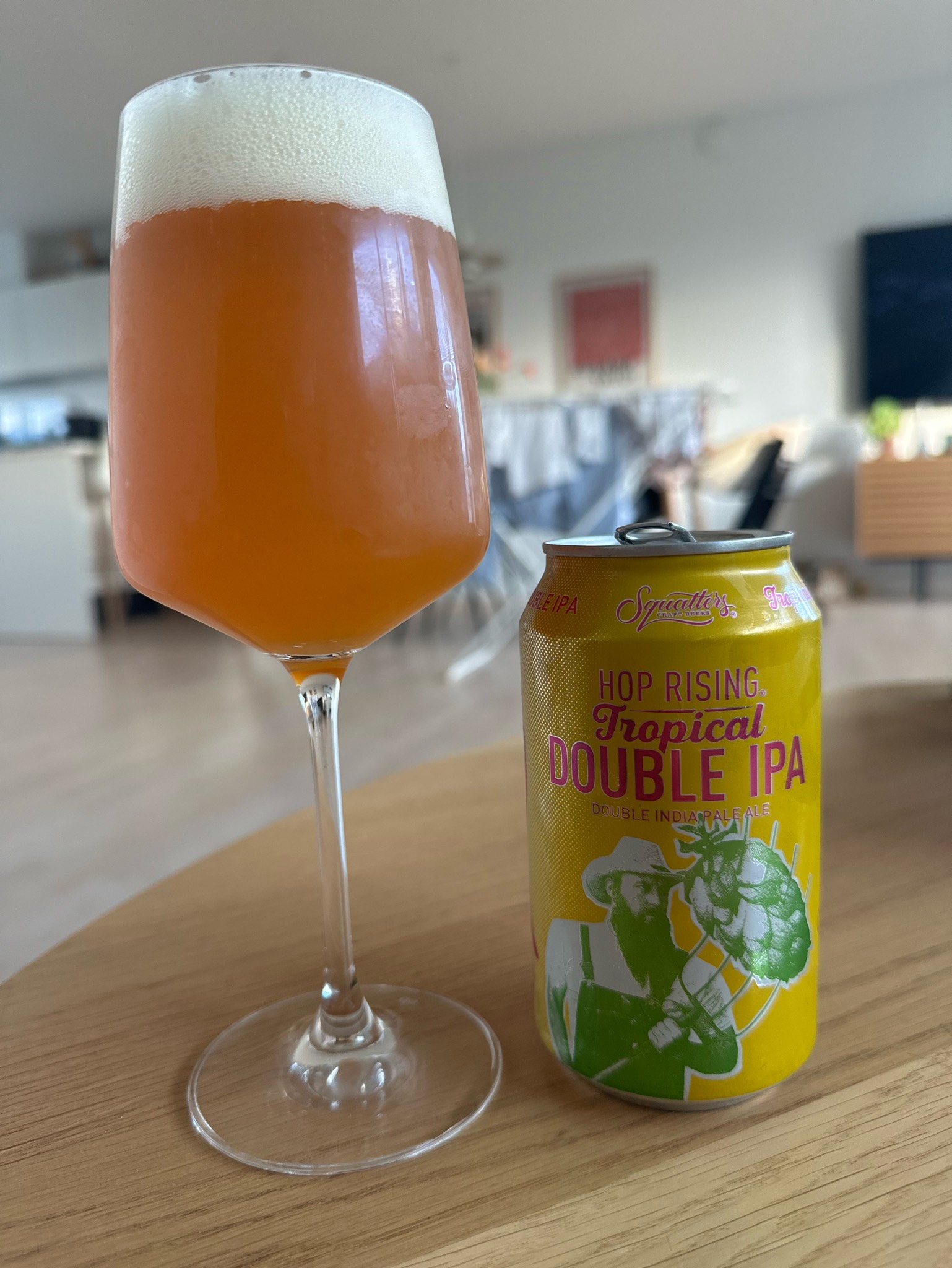 Hop Rising Tropical double IPA, Squatters Craft Beers