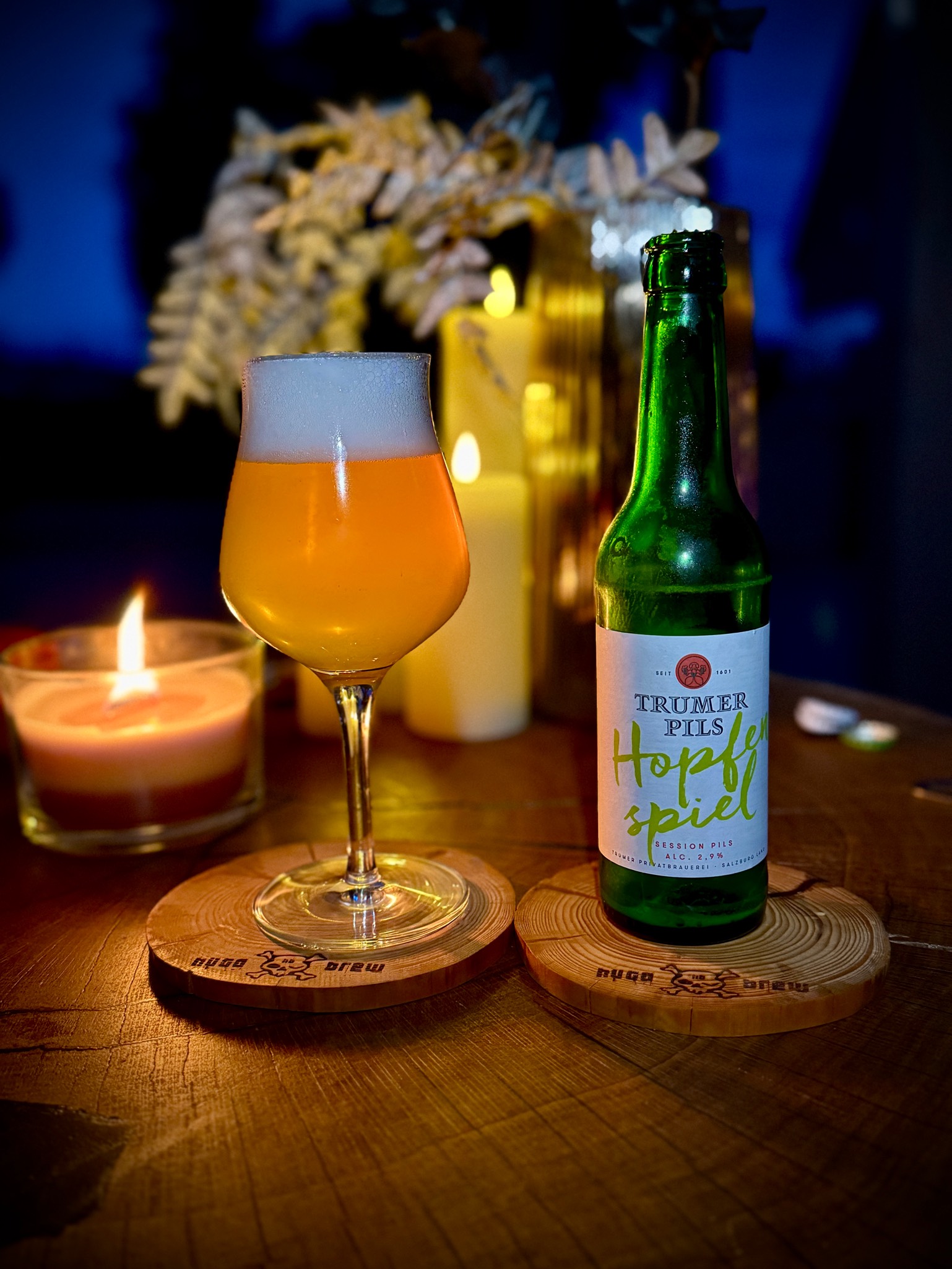 Trumer Pils Hopfen Spiel, Austria