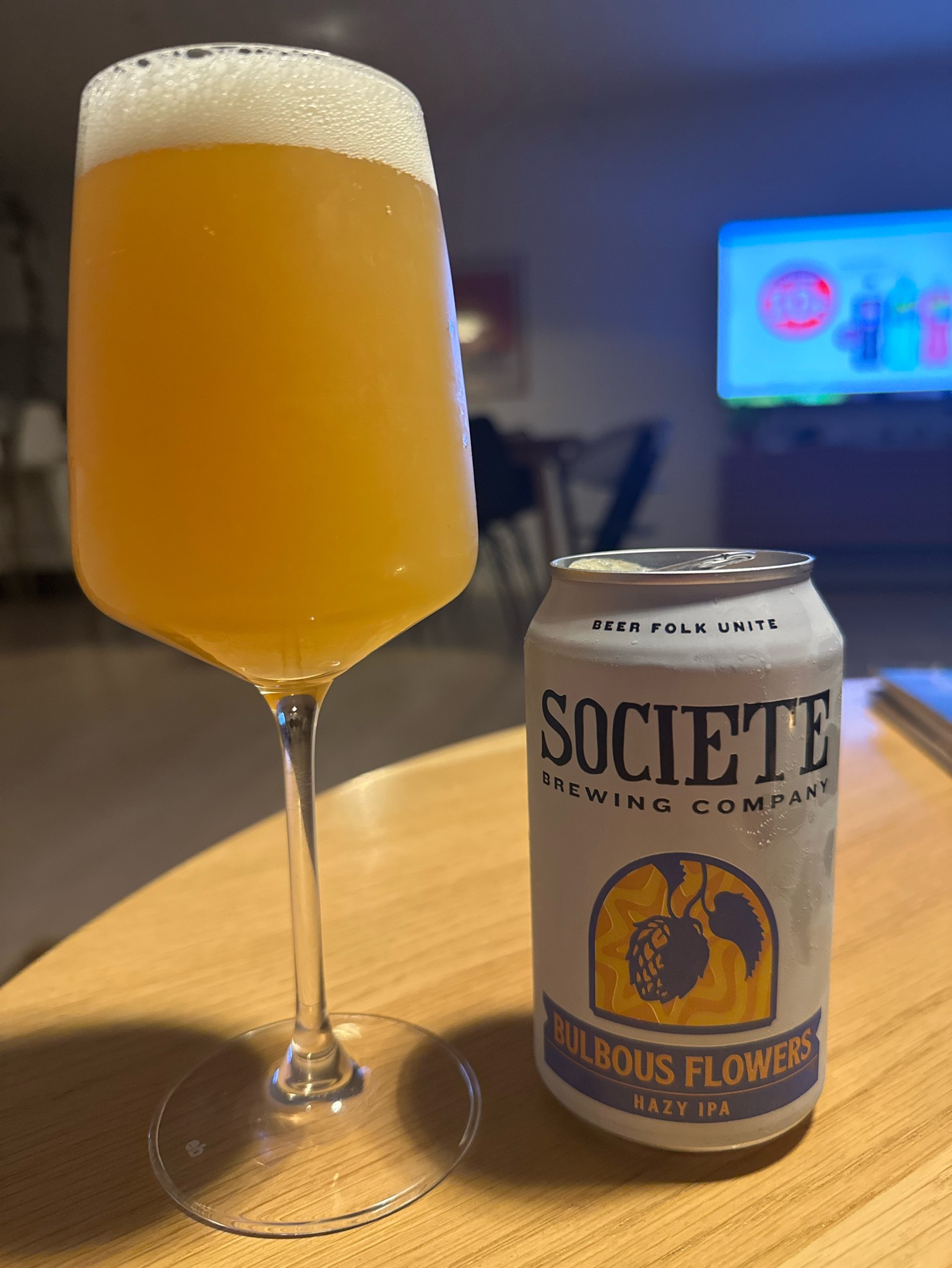 Bulbous Flowers Hazy IPA, Societe Brewing Company