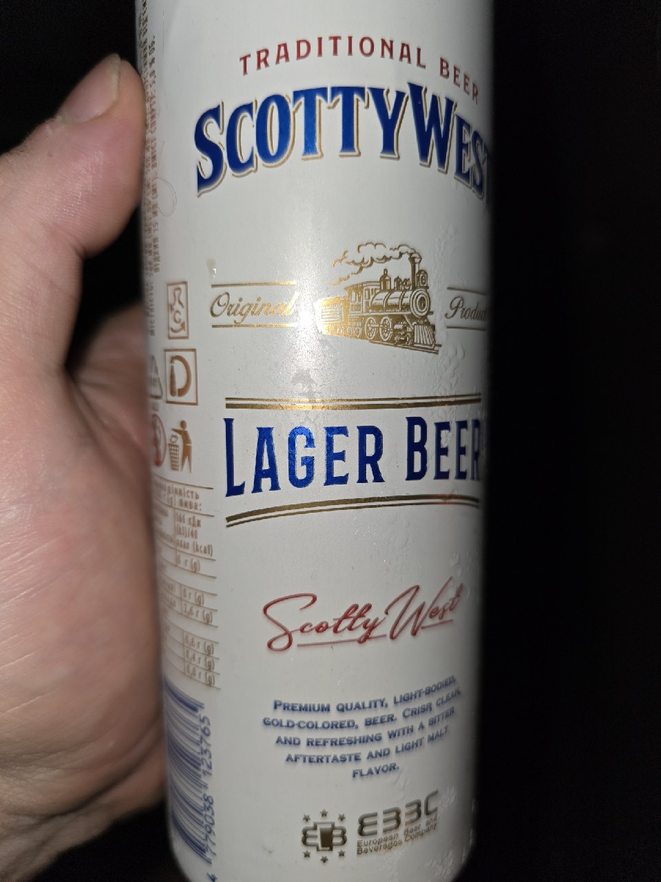 Scottywest Lager Beer, Latvia