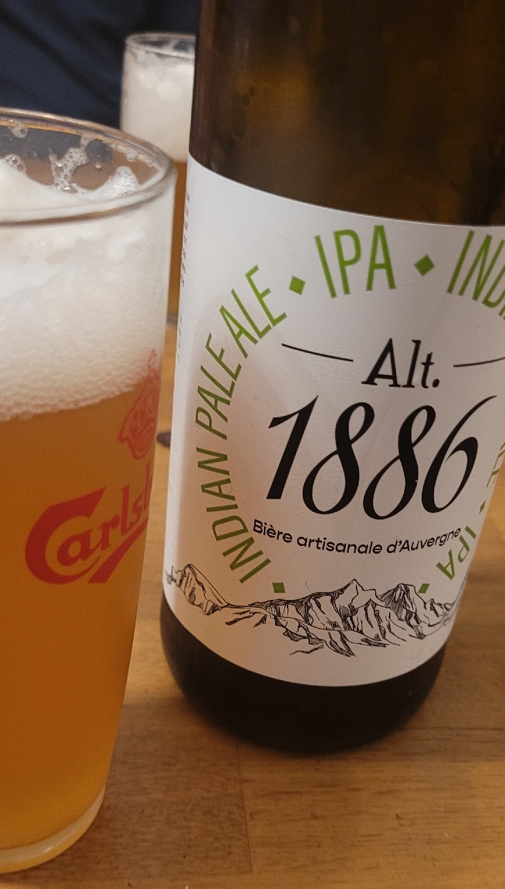 Alt. 1886 IPA, Brasserie Les Monts D'Auvergne
