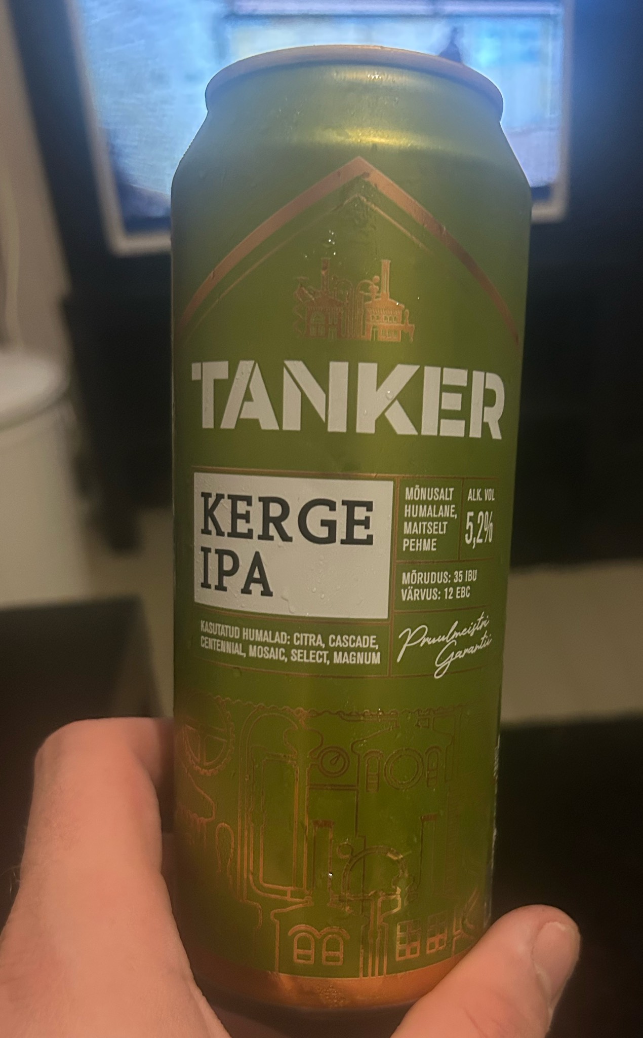 Kerge IPA, Tanker Brewery (Royal Unibrew)