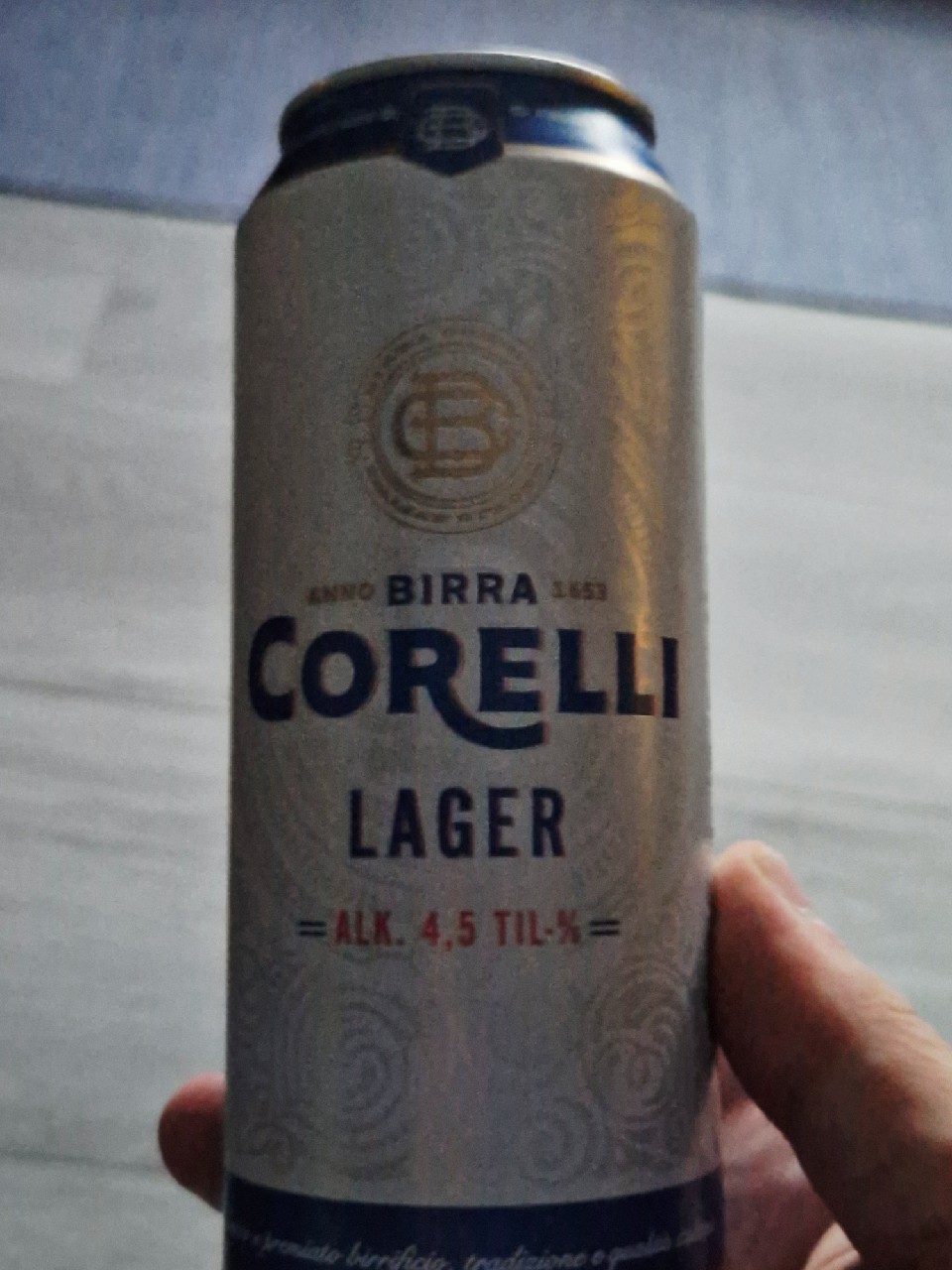 Birra Corelli Lager, Spain
