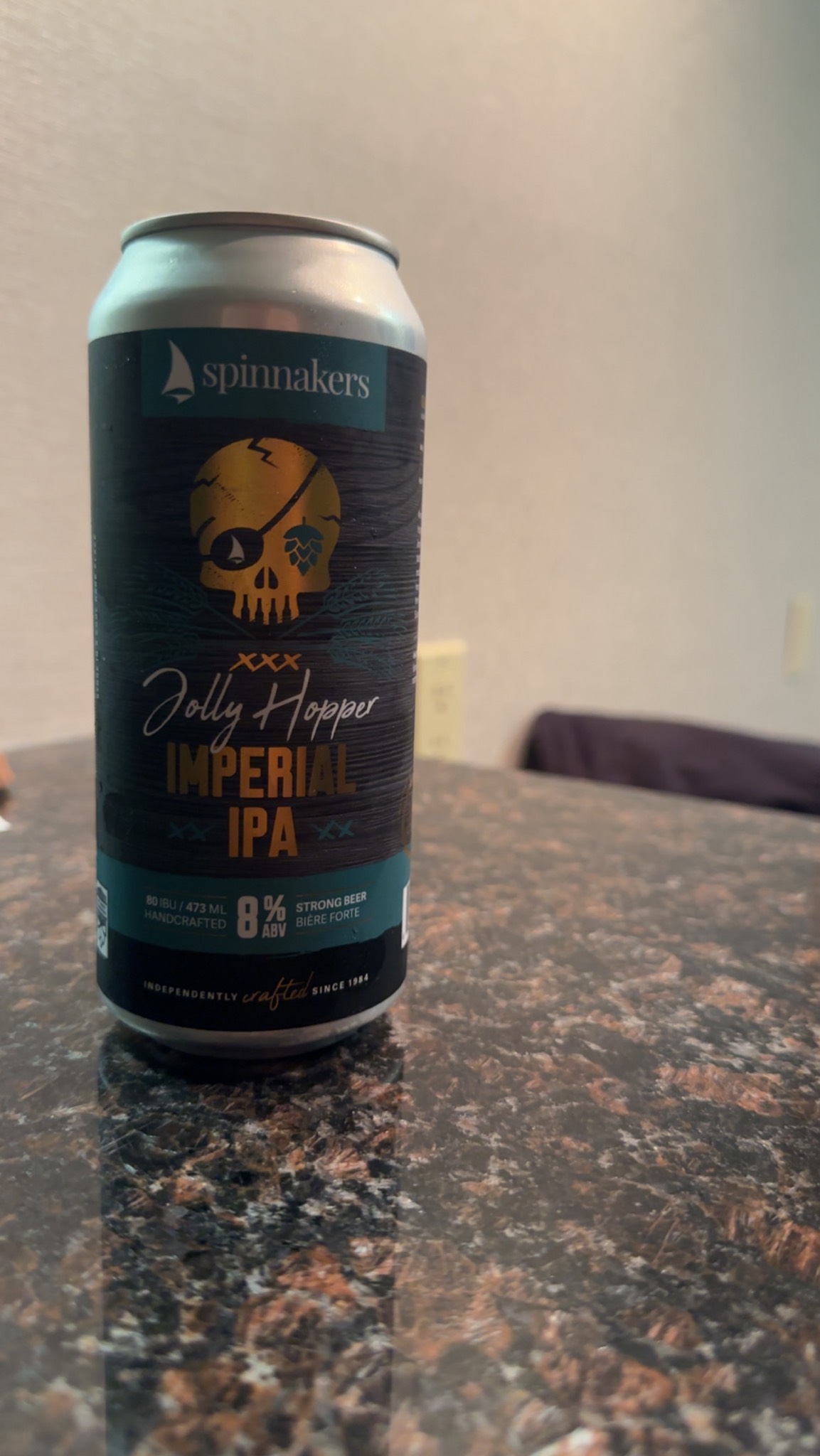 Jolly Hopper Imperial IPA, Spinnakers Brewpub