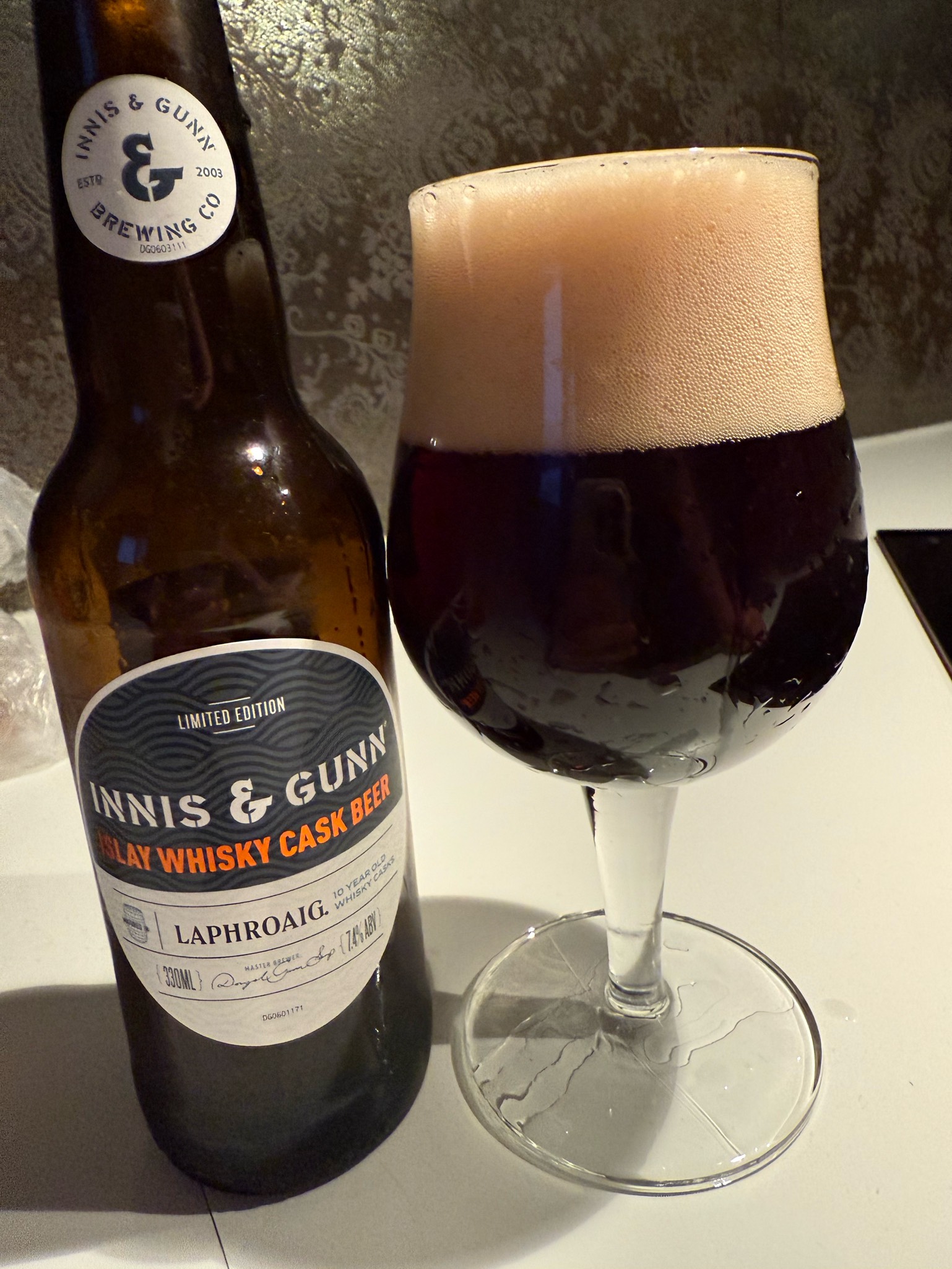 Islay Whisky Cask Beer Laphroaig, Scotland