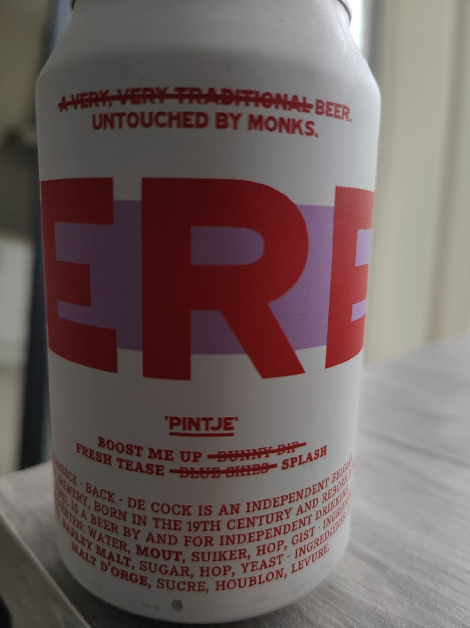 kerel pintje, Belgium