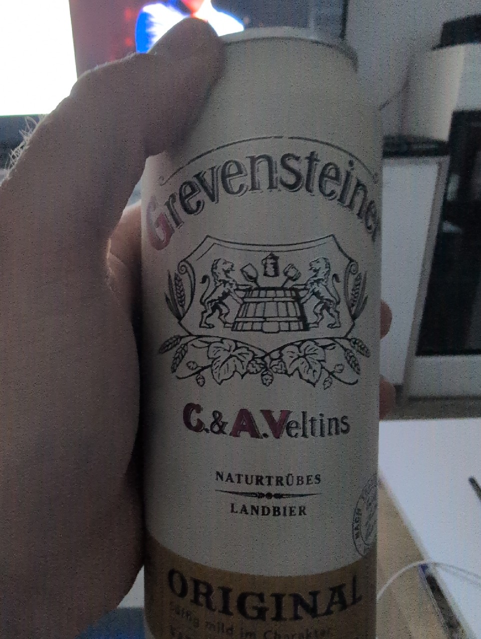 Grevensteiner Original Naturtrübes Landbier, Brauerei C.& A. Veltins