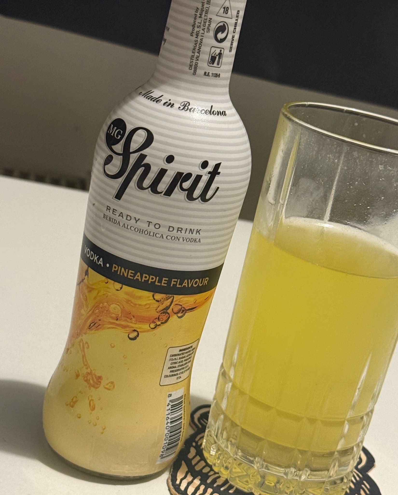 Mg Spirit Vodka Pineapple, Destilerias MG