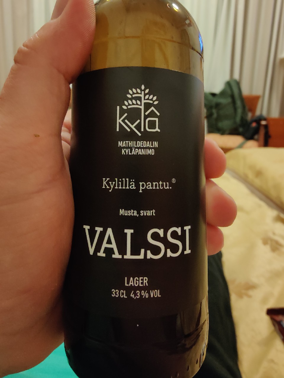 Luomu Musta Valssi 4.3%, Fiskarsin Panimo