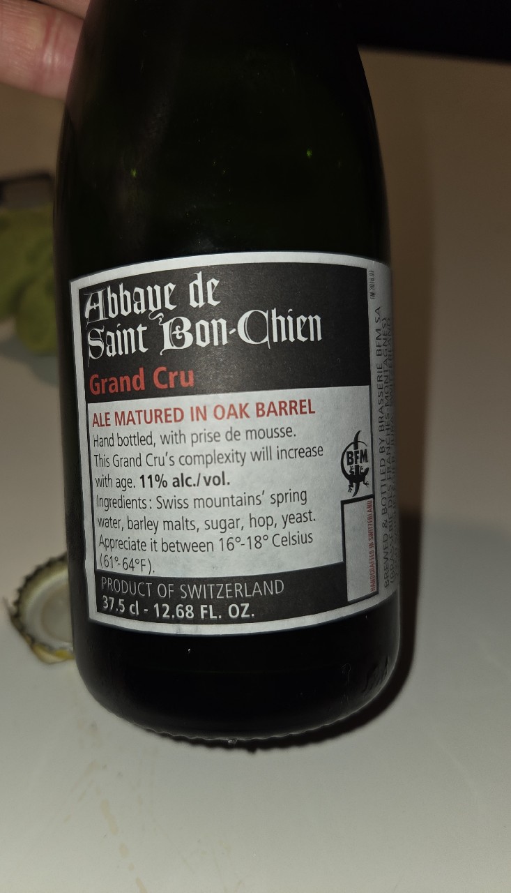 Abbaye de Saint Bonnet-Chien Grand Cru (2022), BFM (Brasserie des Franches-Montagnes)