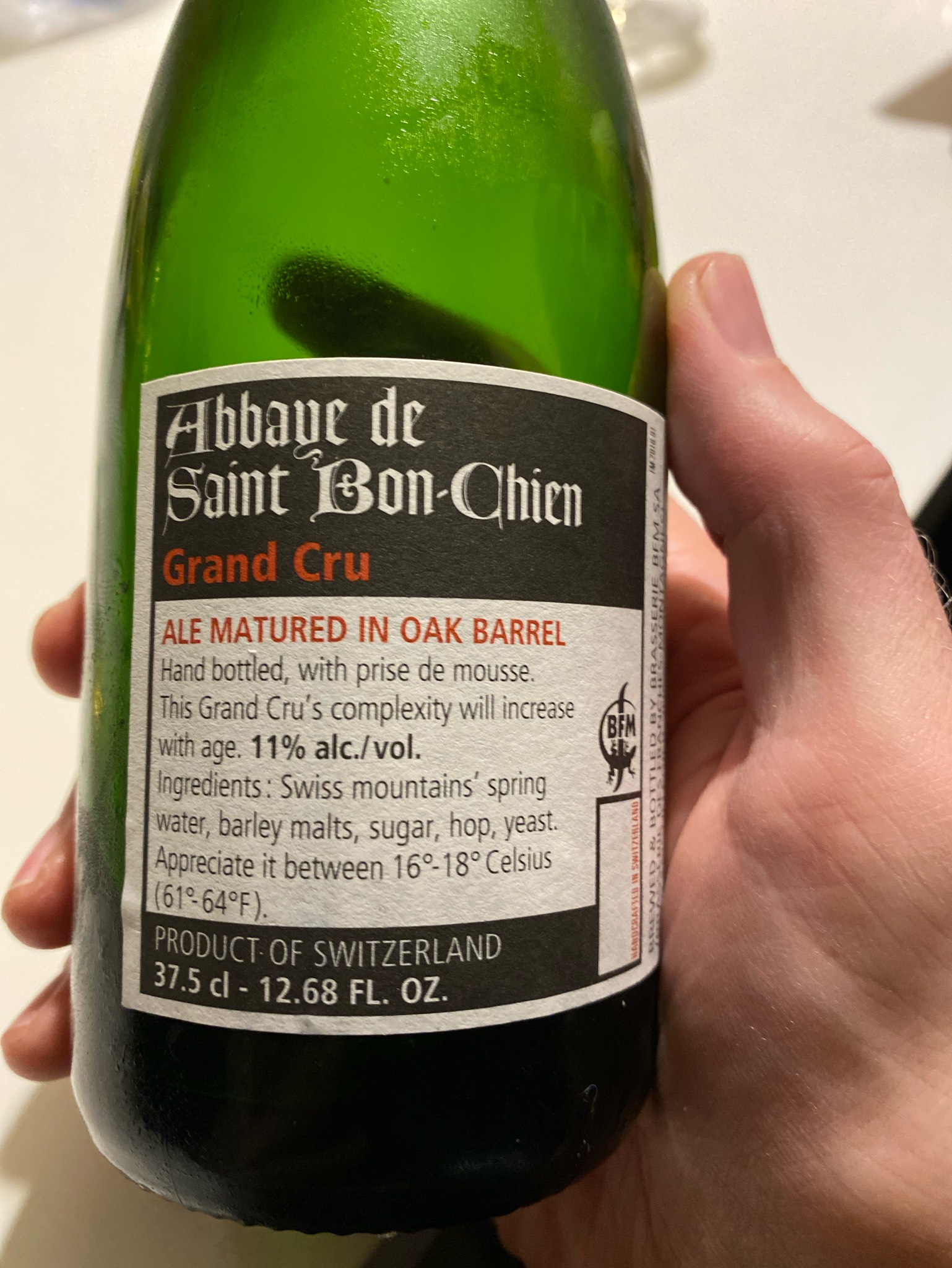 Abbaye de Saint Bonnet-Chien Grand Cru (2022), BFM (Brasserie des Franches-Montagnes)