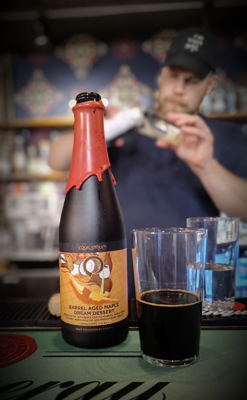 Barrel Aged Maple Dream Dessert, Equilibrium Brewery