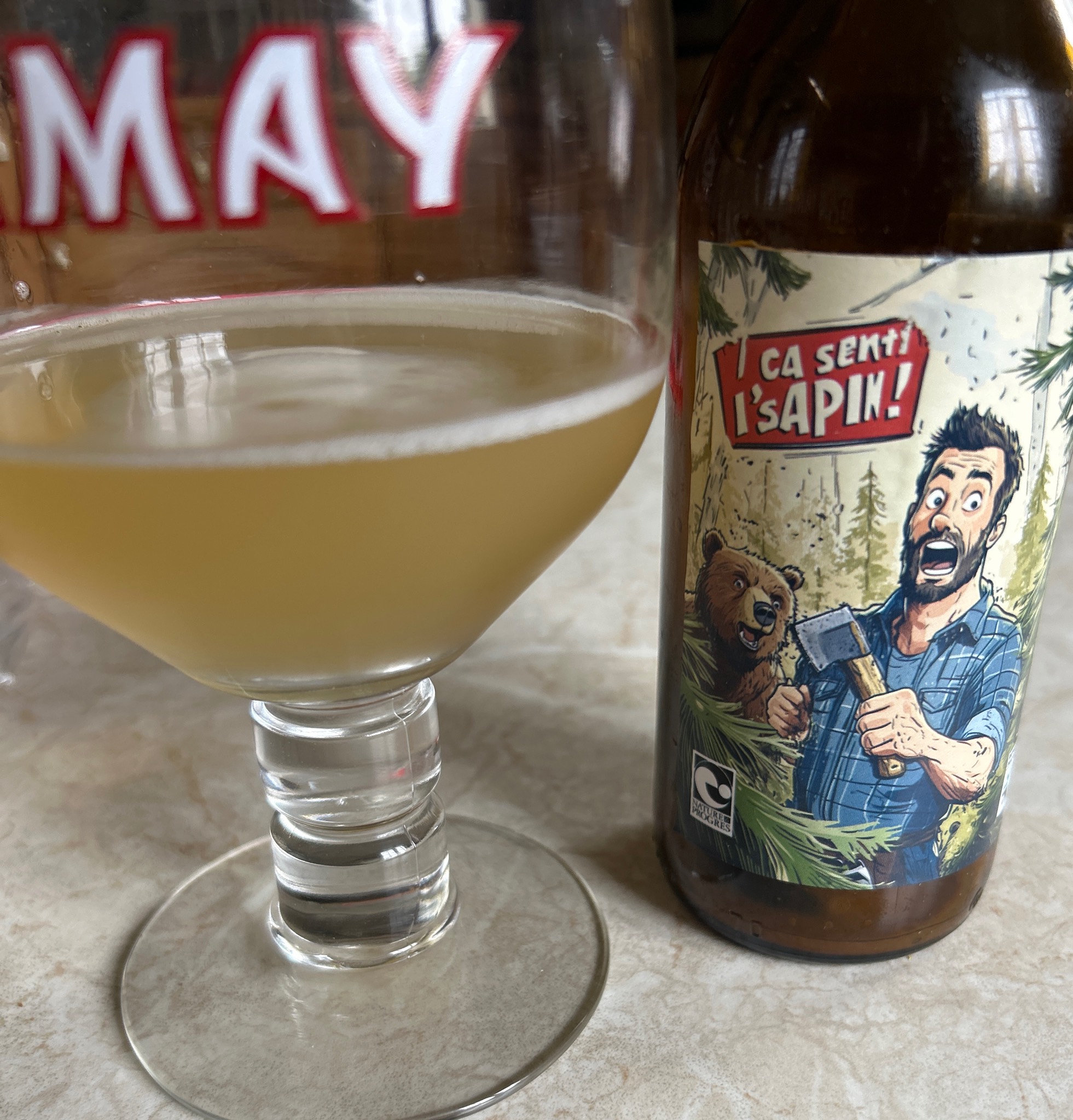 Ça sent l'sapin, Brasserie Merlin Mignonne