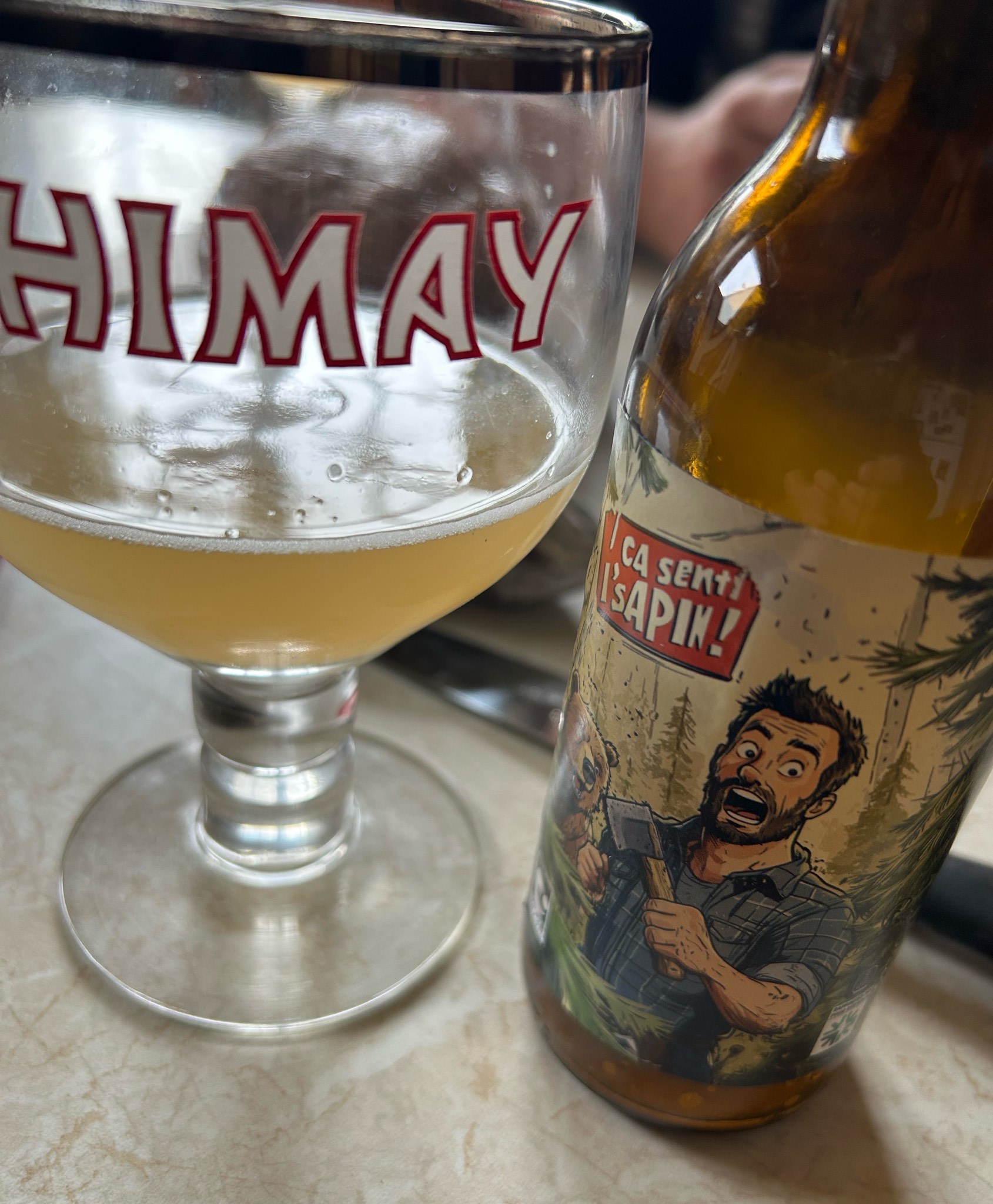 Ça sent l'sapin, Brasserie Merlin Mignonne